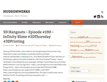 Tablet Screenshot of hudsonwerks.com
